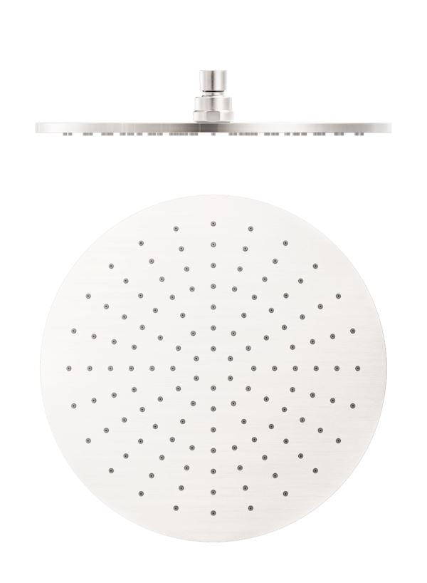 300MM ROUND SHOWER HEAD BRUSHED NICKEL Showers Nero