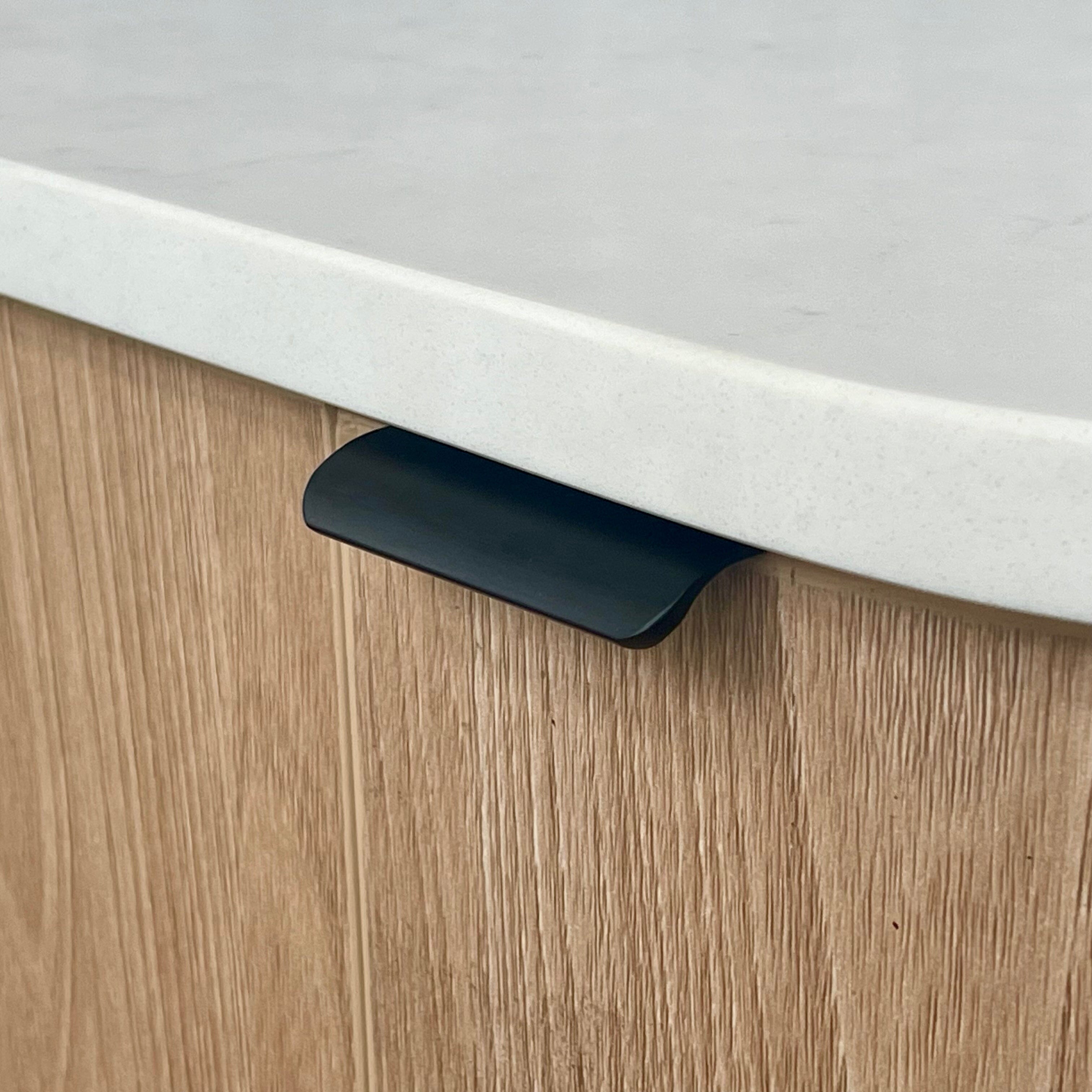 64mm Bathroom Vanity Handle - Matte Black Vanities Arova