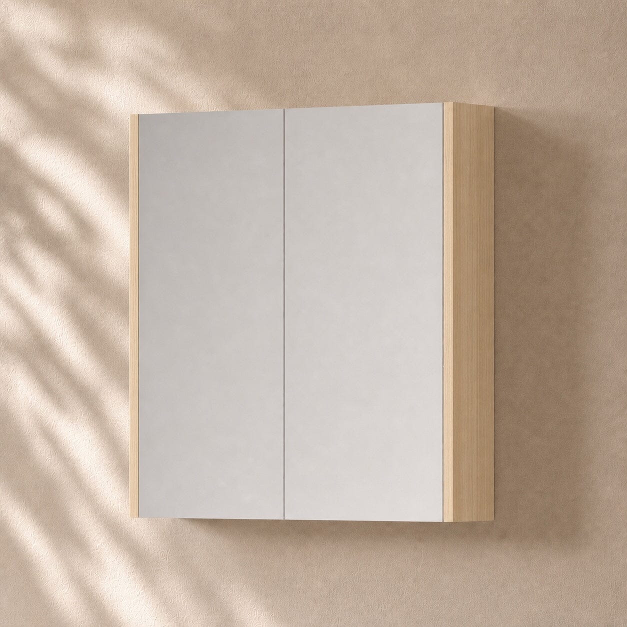 750mm Height Bathroom Shaving Cabinet Shaving Cabinet Arova 750mm White Oak