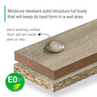 ALBANY 750mm Oak Timber Wall Hung Vanity Vanities & Mirrors Arova