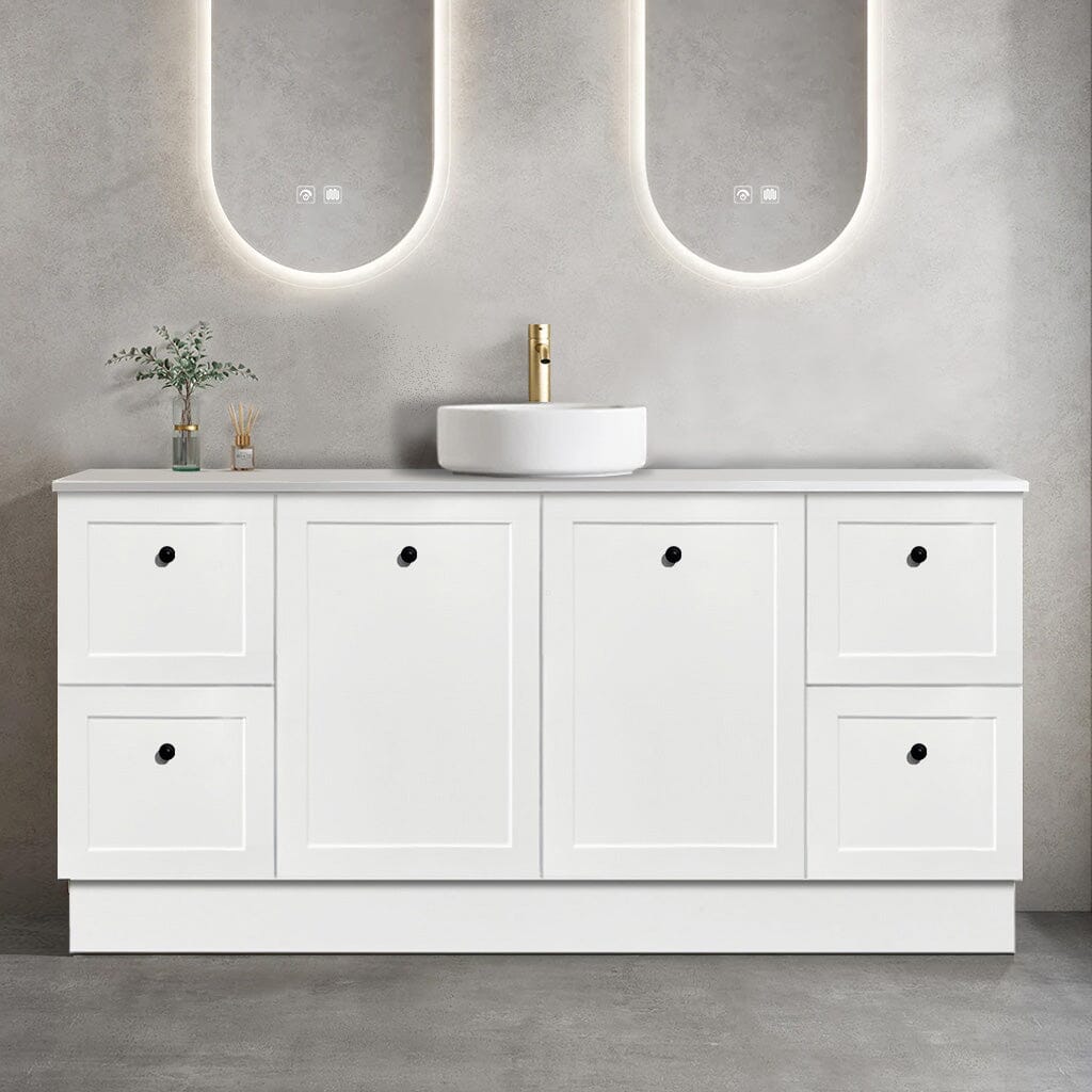 AUSTIN 1800mm Floor Standing Bathroom Vanity + Bliss Stone Top AROVA