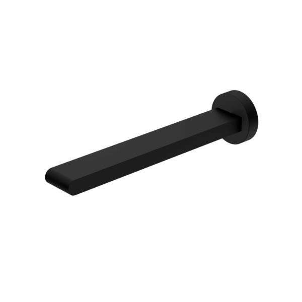 BIANCA FIXED BASIN/BATH SPOUT ONLY 240MM MATTE BLACK Tapware Nero
