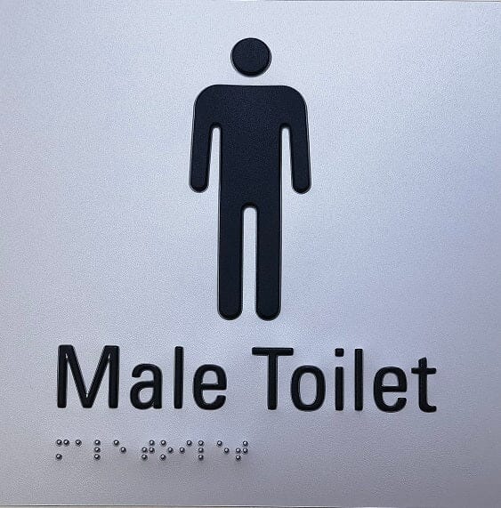 Braille Toilet Sign TPSIGN Accessories ECT MALE