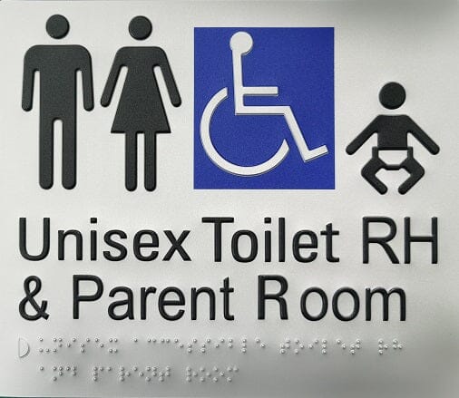 Braille Toilet Sign TPSIGN Accessories ECT UNPR RH