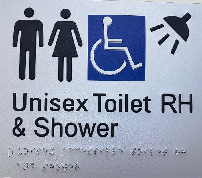Braille Toilet Sign TPSIGN Accessories ECT UNSW RH