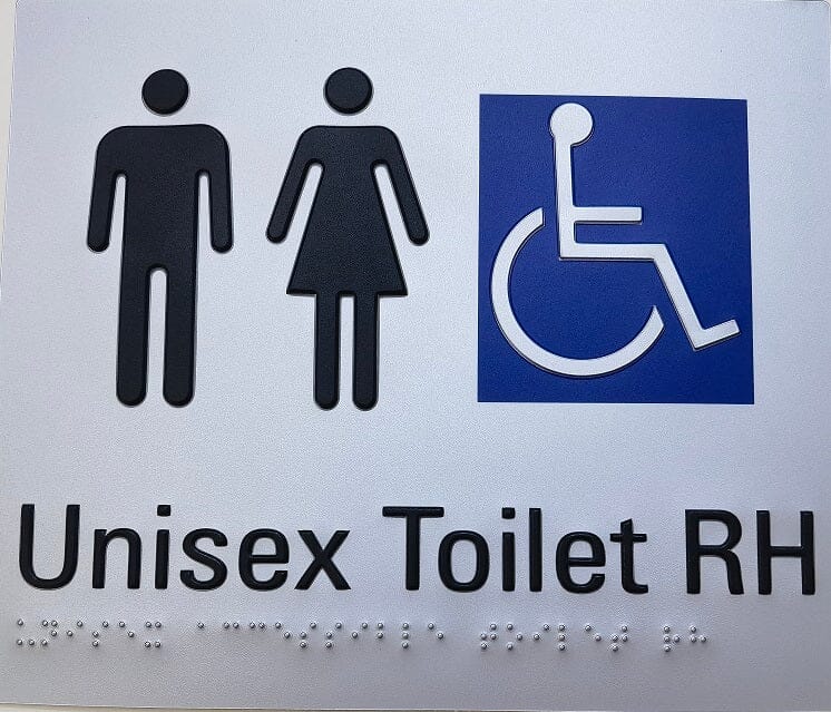 Braille Toilet Sign TPSIGN Accessories ECT UNT RH