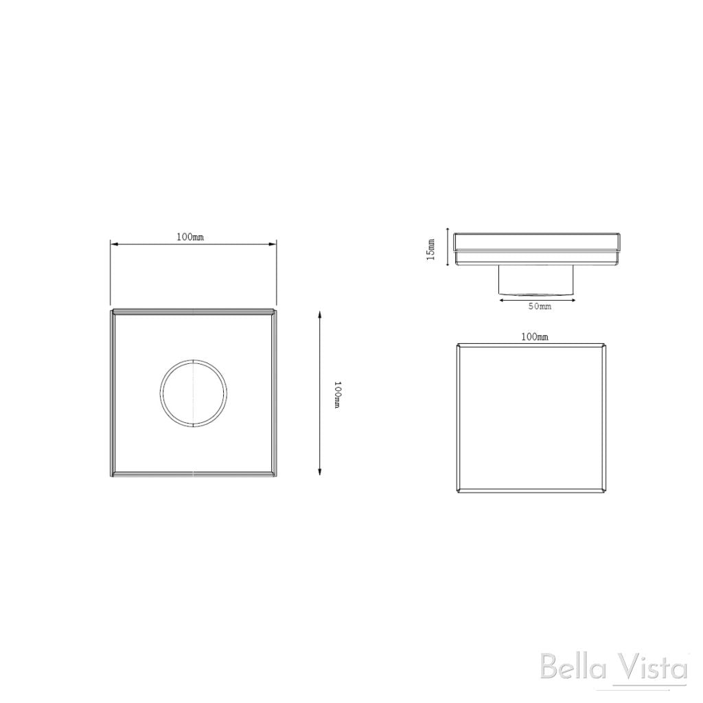 Builders Shower Grate – Mini – Multiple Colours Shower Grate Bella Vista