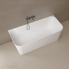 CLIO 1500mm Back to Wall Free Standing Bath Matte White Baths AROVA