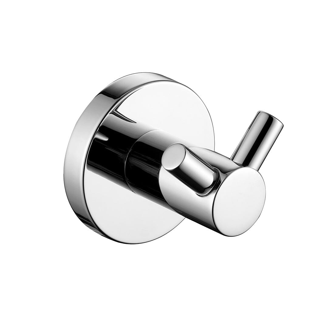 Clio Double Robe Hook Chrome Accessories Arova