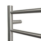 CLIO Heated Towel Rail Round Brushed Nickel Heated Towel Rails Arova