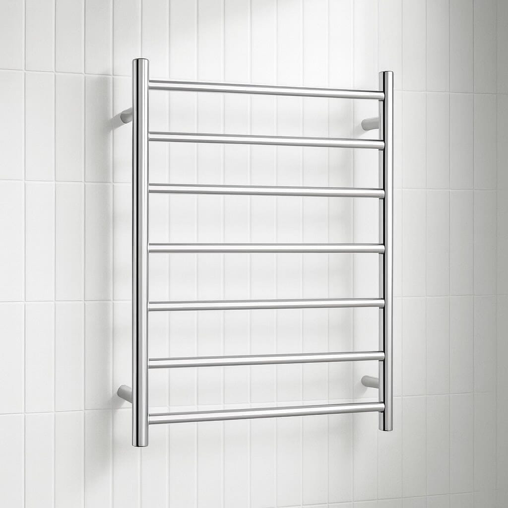 CLIO Heated Towel Rail Round Chrome Heated Towel Rails Arova