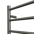 CLIO Heated Towel Rail Round Gunmetal Heated Towel Rails Arova