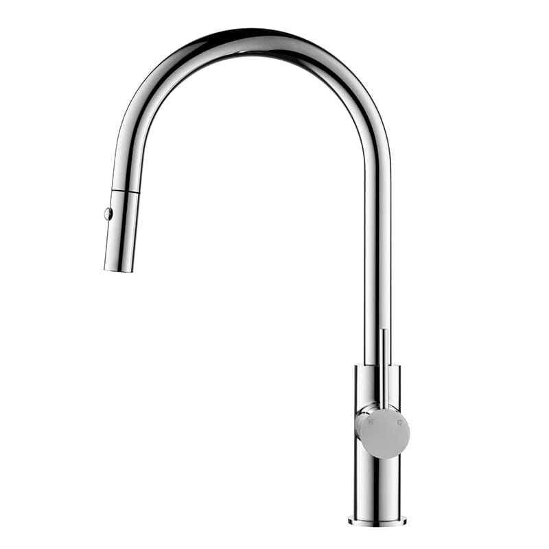 Clio Pull Out Kitchen Sink Mixer Tap with Spray Chrome Tapware Arova