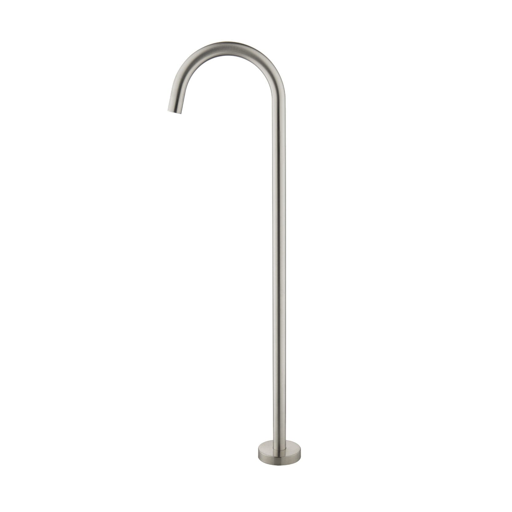 CLIO Round Freestanding Bath Spout Brushed Nickel Tapware Arova