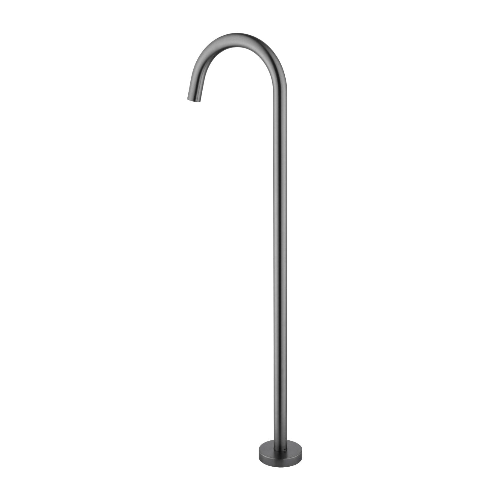 CLIO Round Freestanding Bath Spout Gunmetal Tapware Arova