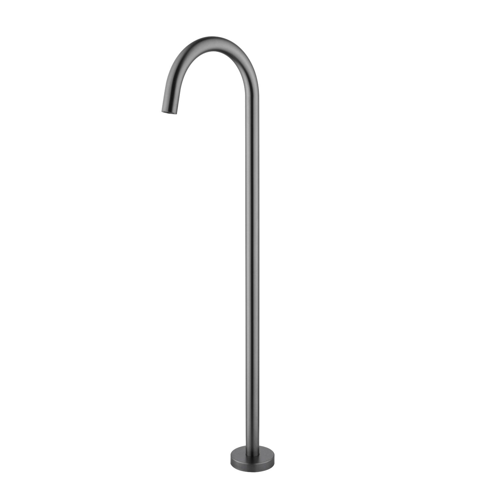 CLIO Round Freestanding Bath Spout Gunmetal Tapware Arova