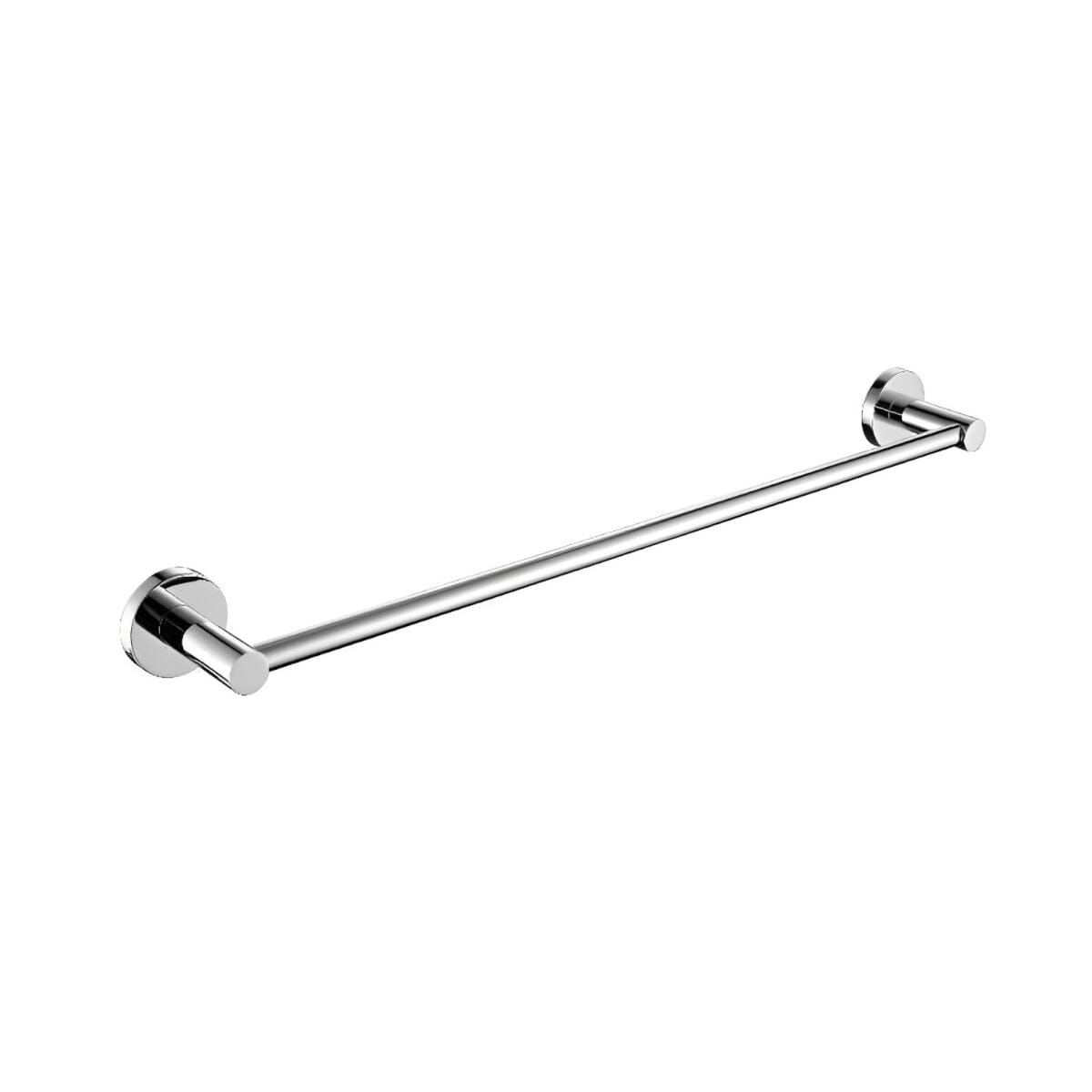 Clio Single Towel Rail 600mm Chrome Accessories Arova
