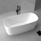DANA 1500mm Oval Freestanding Bathtub Gloss White Baths Arova