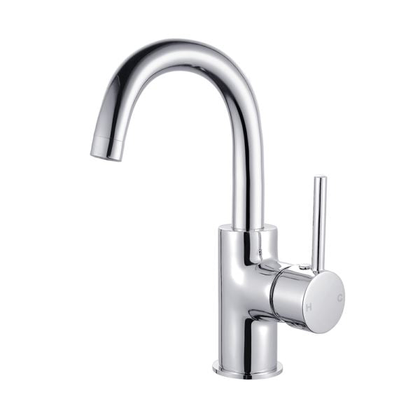 DOLCE BASIN MIXER CHROME NR25080701CH Tapware Nero