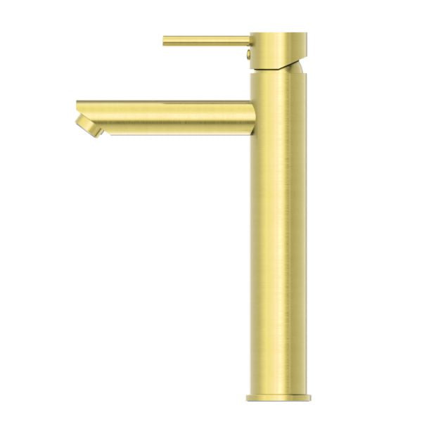 Dolce Tall Basin Mixer Brushed Gold NR250804BG Tapware Nero