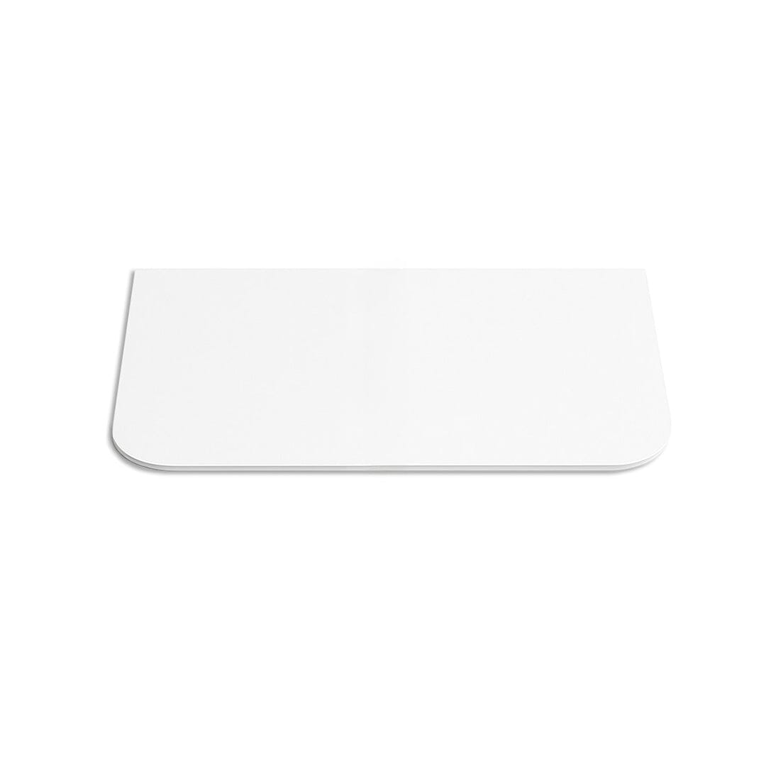 EIRA Curved 1210x470mm Pure White Marble Silica Free Benchtop Vanity Top Arova