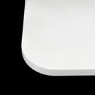 EIRA Curved 1210x470mm Pure White Marble Silica Free Benchtop Vanity Top Arova