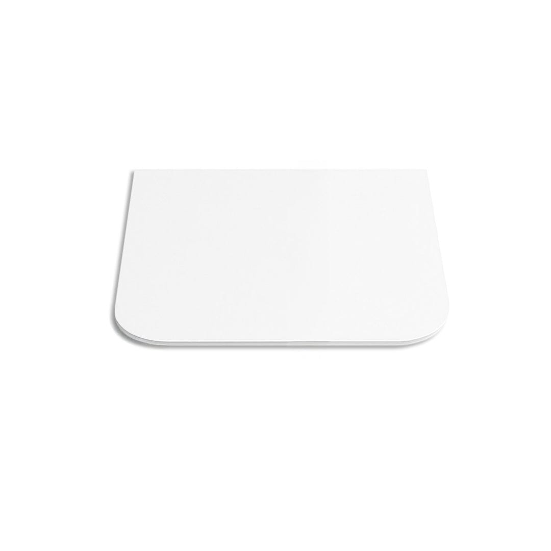 EIRA Curved 760x470mm Pure White Marble Silica Free Benchtop Vanity Top Arova