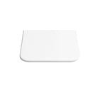 EIRA Curved 760x470mm Pure White Marble Silica Free Benchtop Vanity Top Arova
