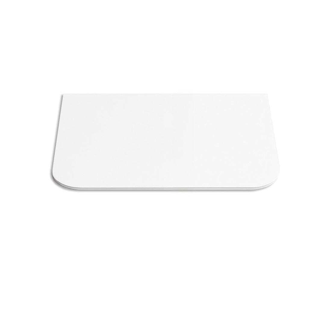 EIRA Curved 910x470mm Pure White Marble Silica Free Benchtop Vanity Top Arova