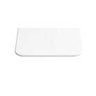 EIRA Curved 910x470mm Pure White Marble Silica Free Benchtop Vanity Top Arova