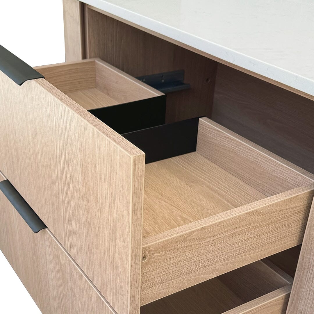 Ellie 1200mm Curved Wall Hung Vanity Vanities Arova