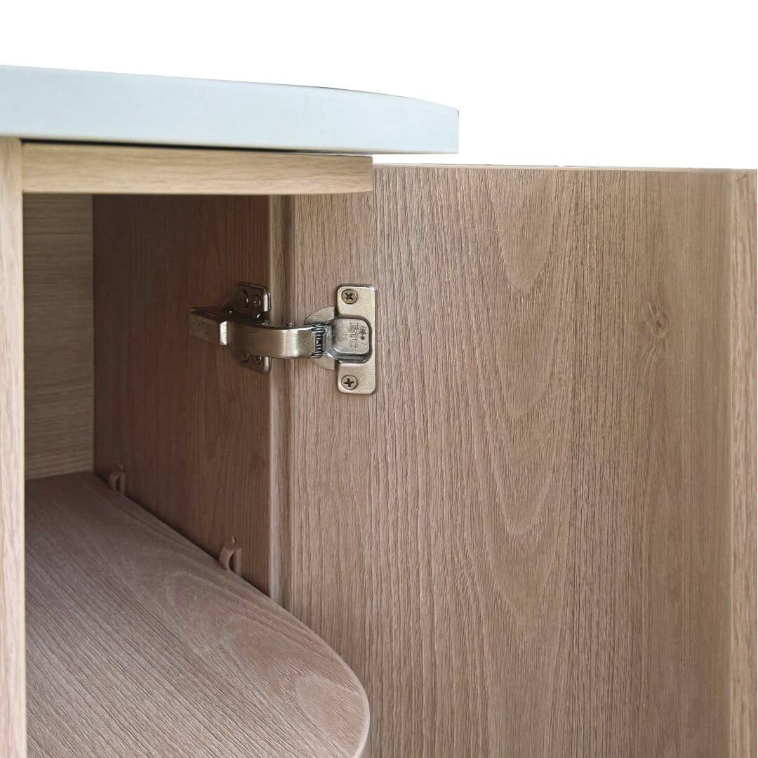 Ellie 1200mm Curved Wall Hung Vanity Vanities Arova