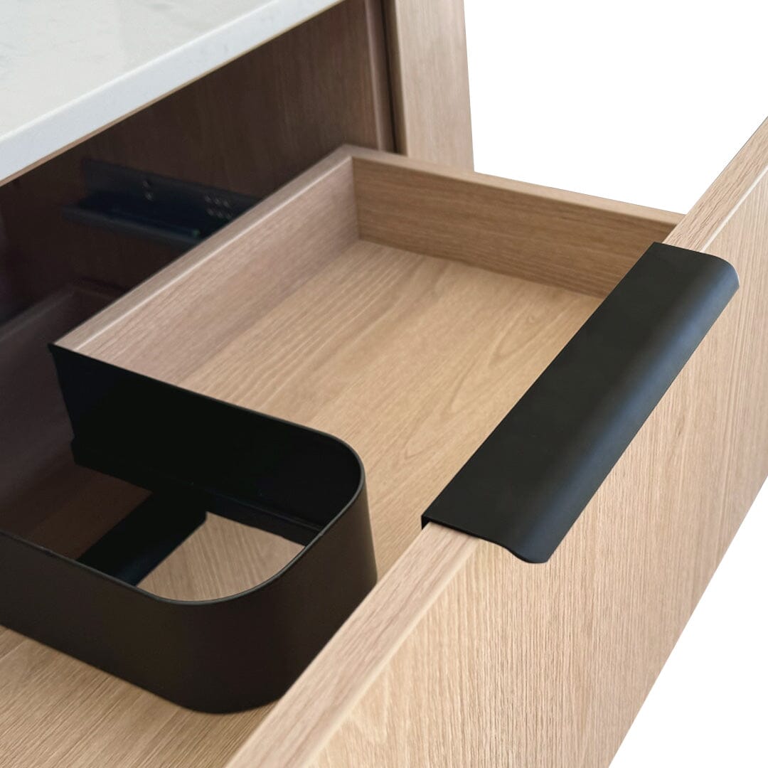 Ellie 1800mm Curved Wall Hung Vanity Double Bowls Vanities Arova