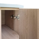 Ellie 1800mm Curved Wall Hung Vanity Double Bowls Vanities Arova