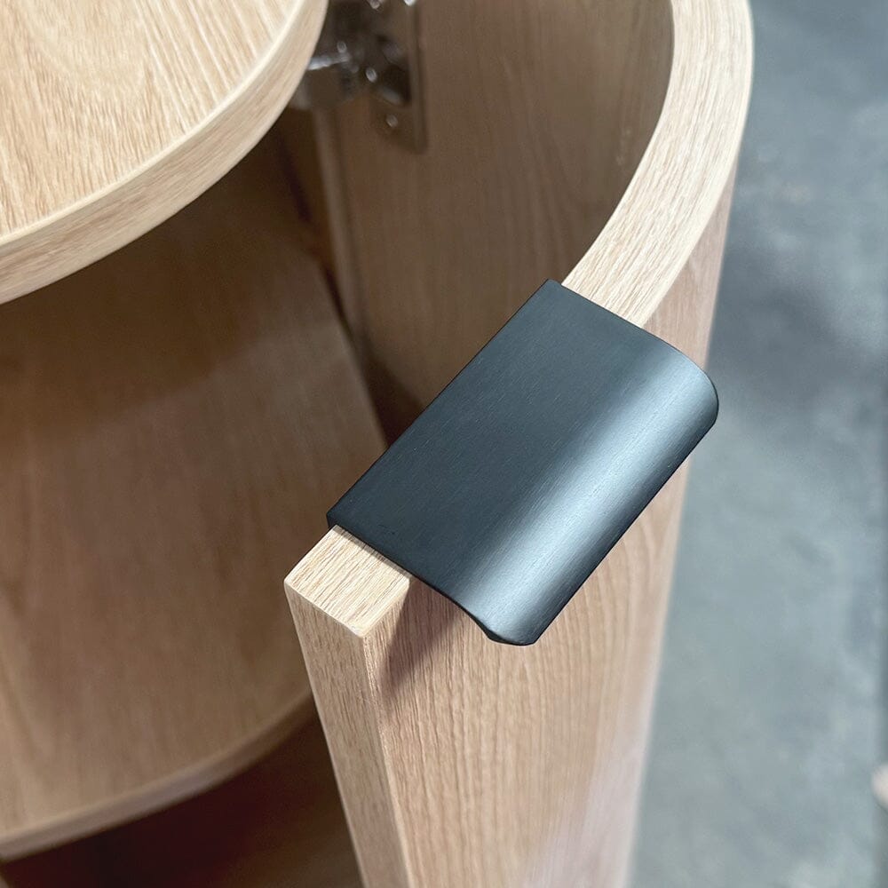 Ellie 750mm Curved Timber Wall Hung Bathroom Vanity Vanities Arova