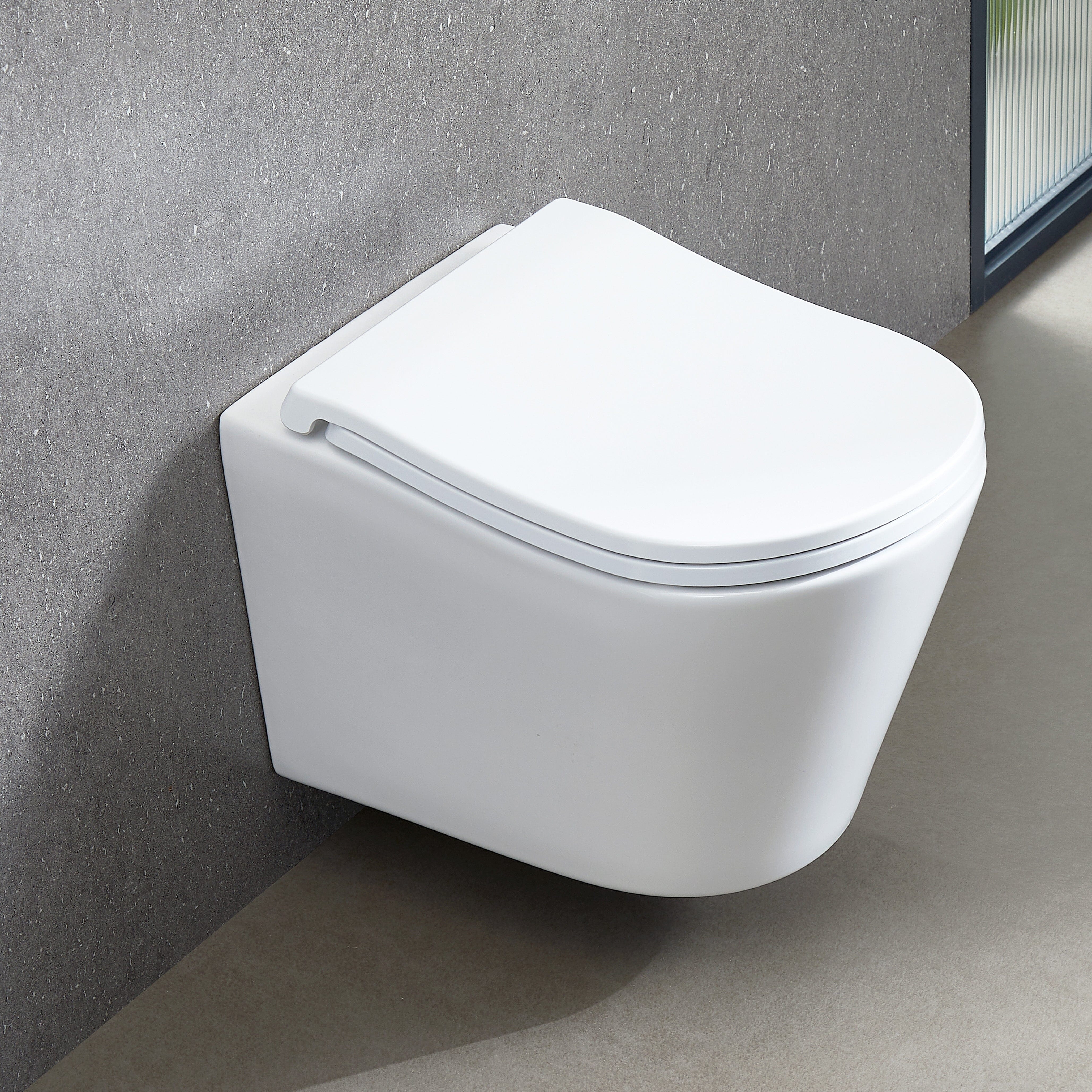 ErgoFlow Edge52 Rimless Tornado Wall Hung Toilet Pan Toilets Arova