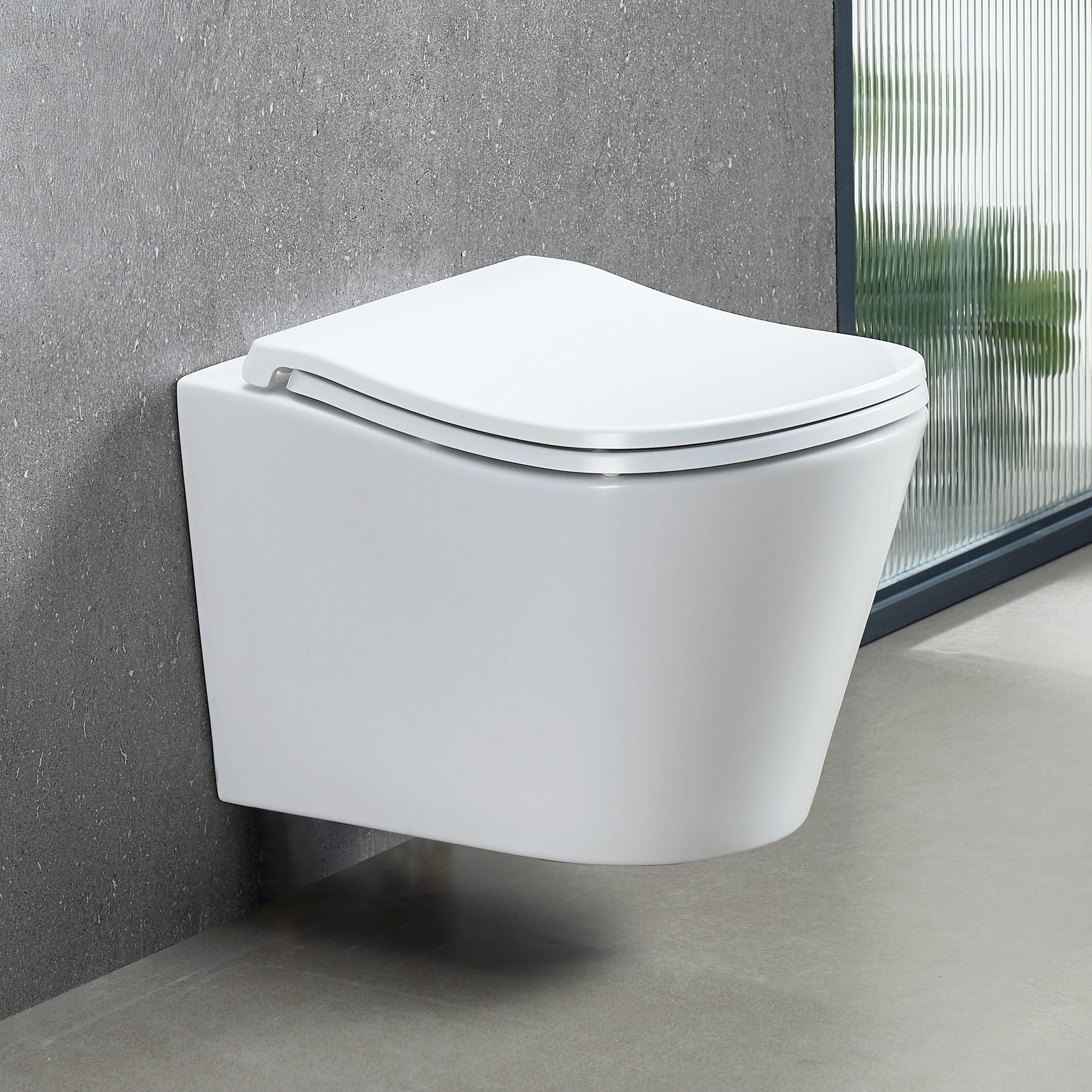 ErgoFlow Edge52 Rimless Tornado Wall Hung Toilet Pan Toilets Arova