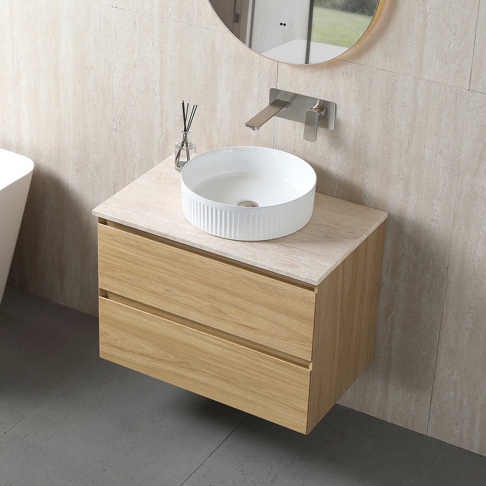 Finley 750mm Timber Wall Hung Bathroom Vanity Vanities Arova
