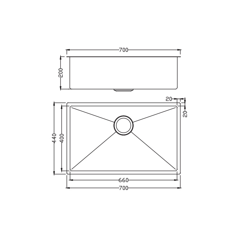 Infinity Plus Brushed Gold Sinks – IPS-PVD-7044CL Sinks InfinityPlus