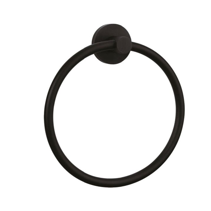 Jess towel ring in Matte Black Accessories ECT
