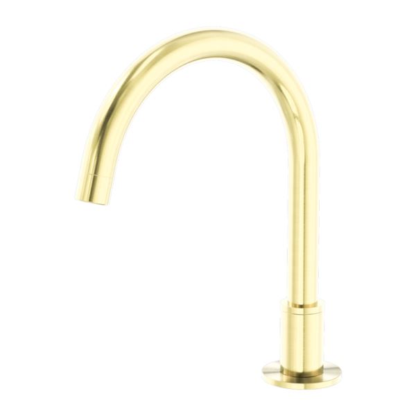 KARA HOB MOUNT BATH SPOUT ONLY G1/2 FEMALE INLET Brushed Gold Tapware Nero