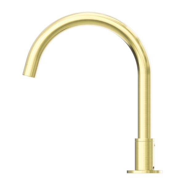KARA HOB MOUNT BATH SPOUT ONLY G1/2 FEMALE INLET Brushed Gold Tapware Nero