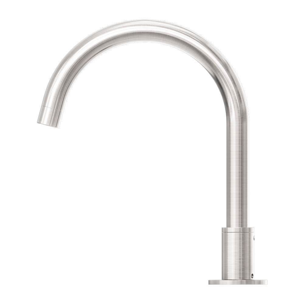 KARA HOB MOUNT BATH SPOUT ONLY G1/2 FEMALE INLET BRUSHED NICKEL Tapware Nero