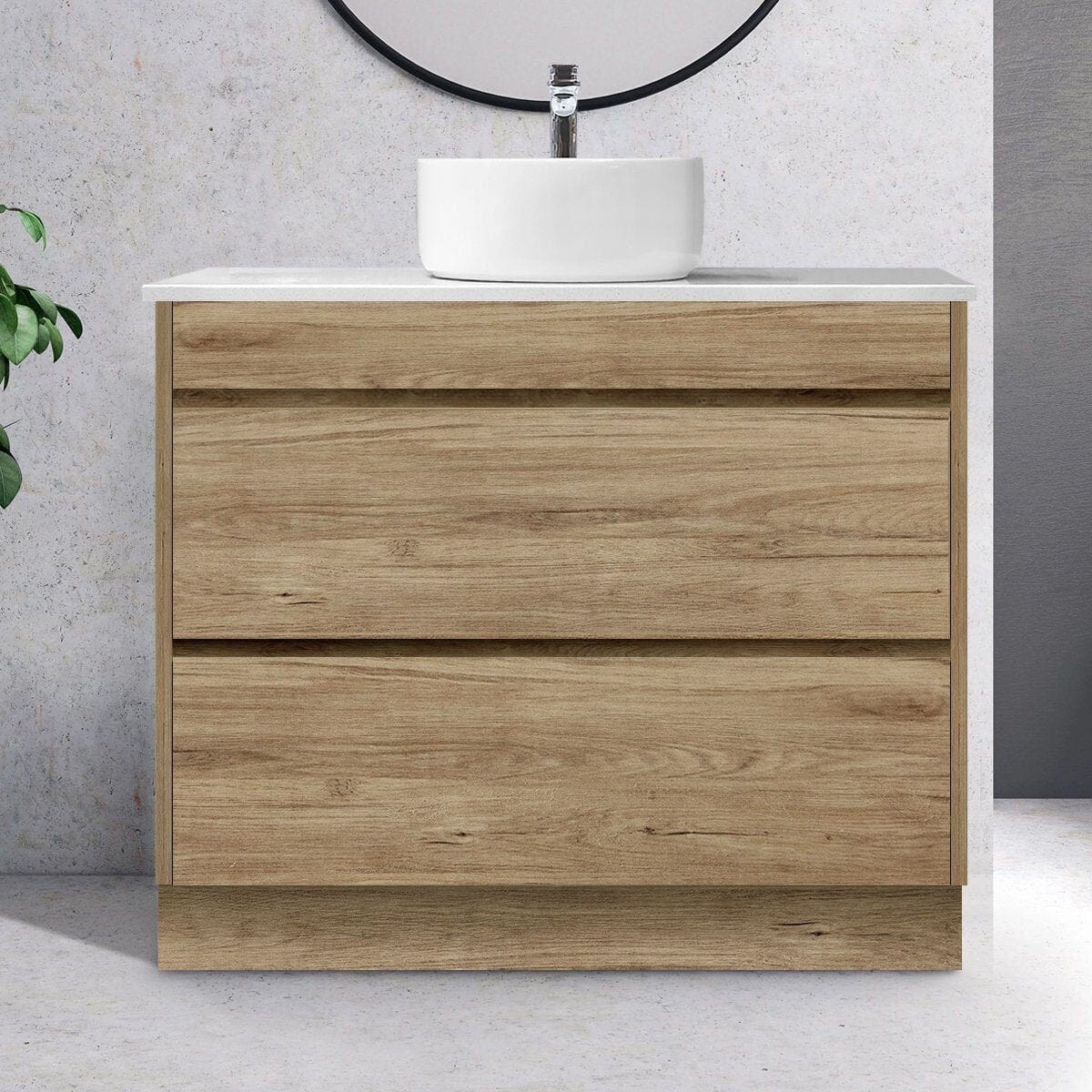 Kingston 900mm Bathroom Vanity + Luxe Stone Top AROVA
