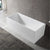 LEX 1200mm Multi Fit Rectangular Freestanding Bath Gloss White Baths AROVA 