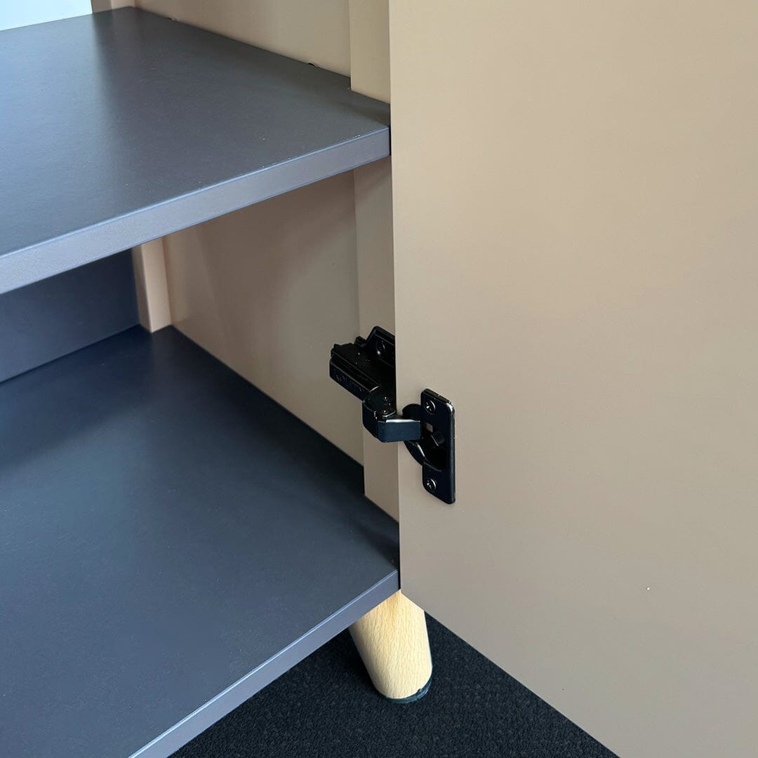 Lexi 400mm Fluted Freestanding Small Vanity Pink Arova