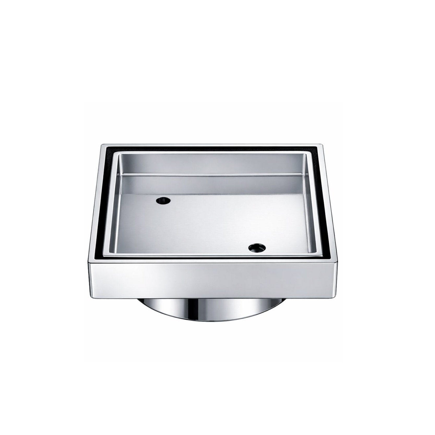 Lexi Square Tile Insert Floor Waste Grate Chrome Shower Grate Arova