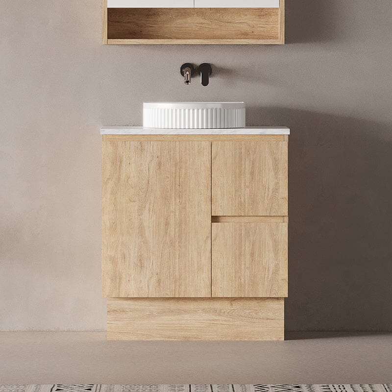 Lorne 750mm Oak Timber Freestanding Bathroom Vanity Vanities Arova