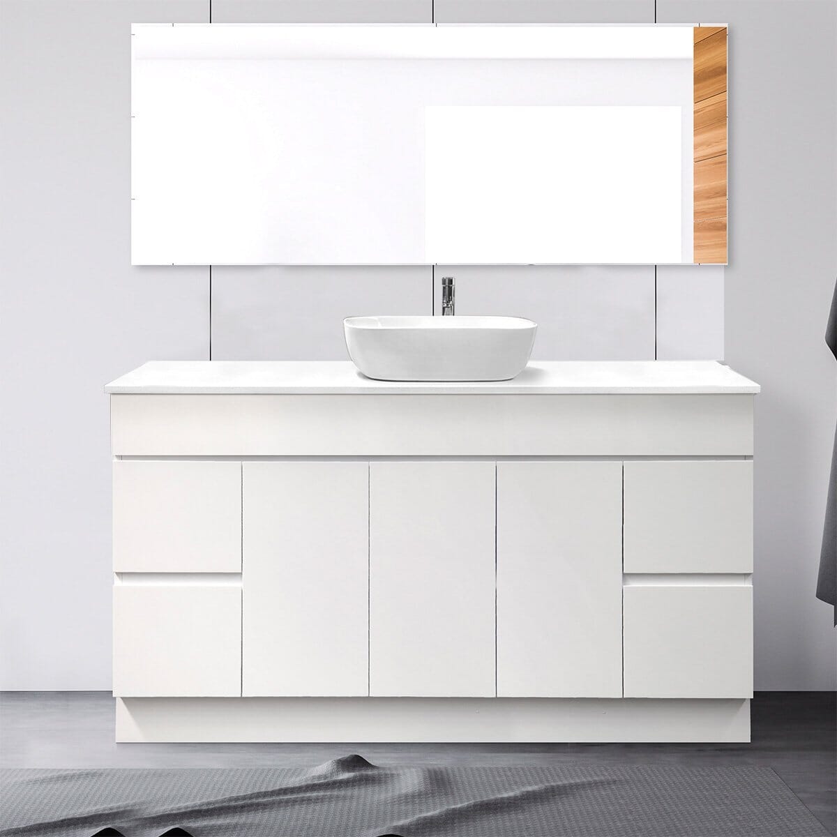 LUCA 1800mm Bathroom Vanity + Luxe Stone Top AROVA