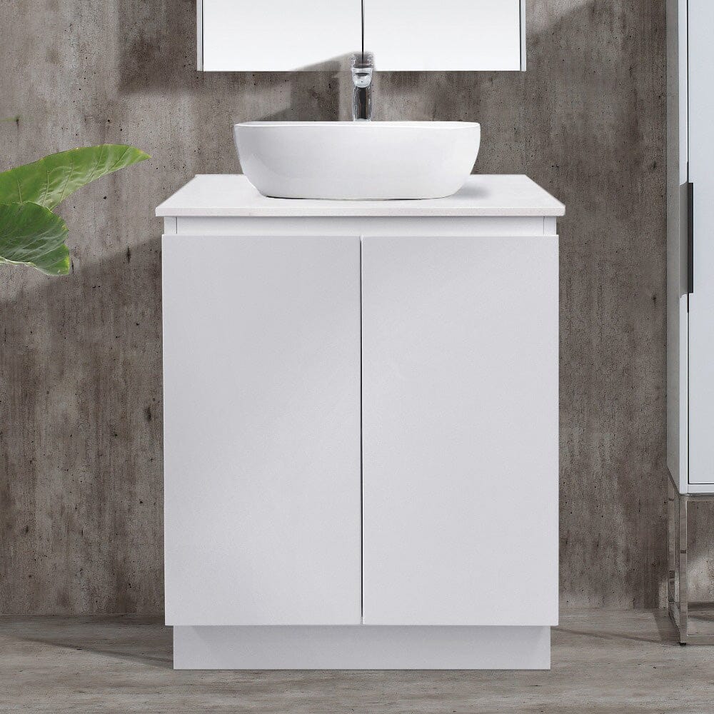 LUCA 600mm Bathroom Vanity + Bliss Stone Top AROVA